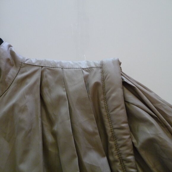 C.P. VINTAGE 80s UNIQUE SAGE /shiny/COLOR TRENCHCOAT SIZE EU 40 - Picture 9 of 10